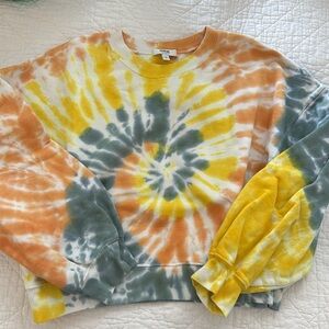 Excellent condition Agolde sweatshirt tie dye